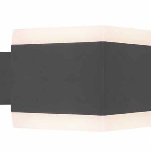 Globo Slice wandlamp – Ingebouwd (LED) – Antraciet