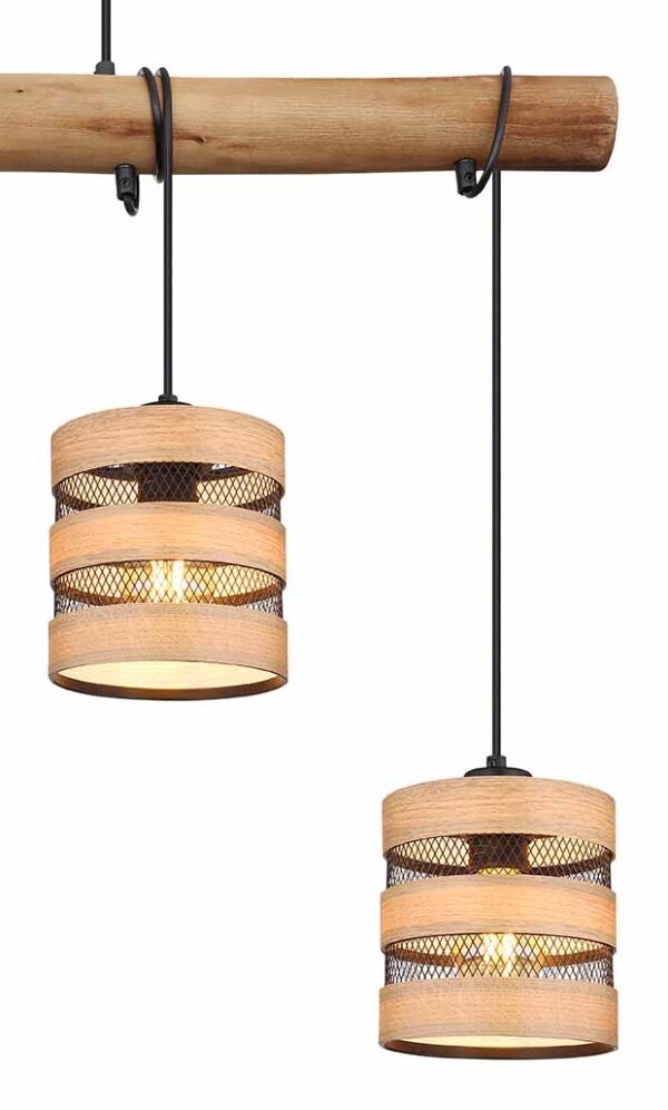 Globo Soeni hanglamp – E27 (grote fitting) – Zwart - Image 3