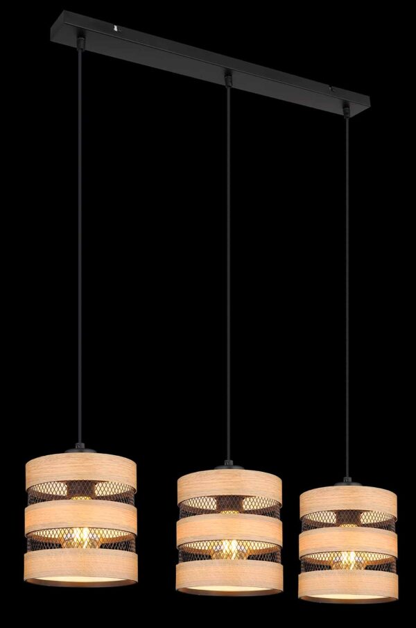 Globo Soeni hanglamp – E27 (grote fitting) – Zwart - Image 4