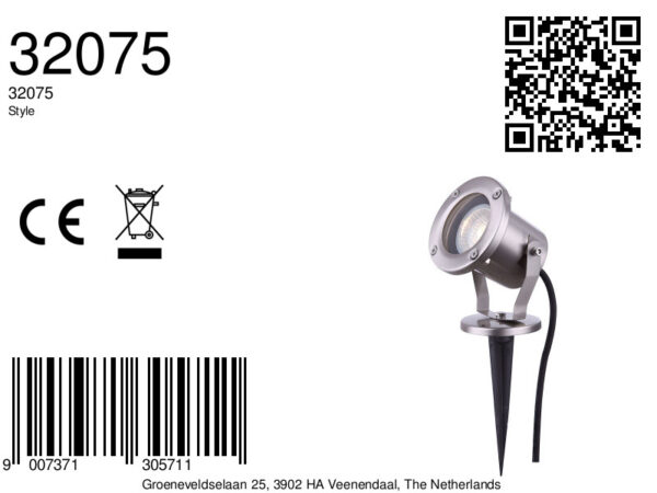 Globo Style vloerlamp – ø 9,8 cm – GU10 – - Image 3