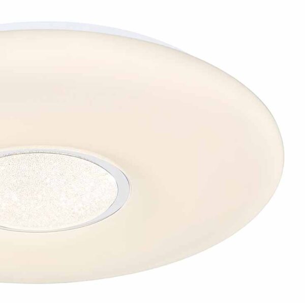 Globo Sully plafonniere – ø 41 cm – Ingebouwd (LED) – Wit - Image 3