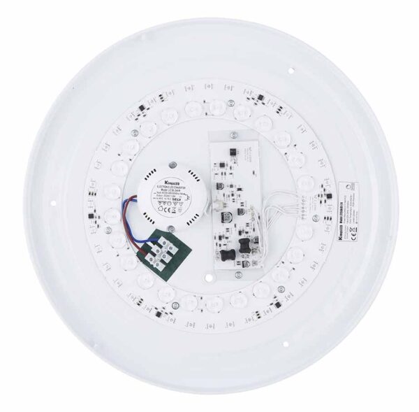 Globo Sully plafonniere – ø 41 cm – Ingebouwd (LED) – Wit - Image 4