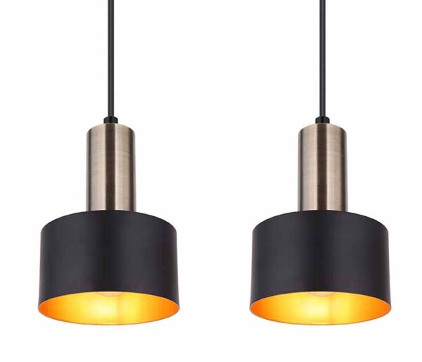 Globo Swinni hanglamp – E27 (grote fitting) – Zwart - Image 3