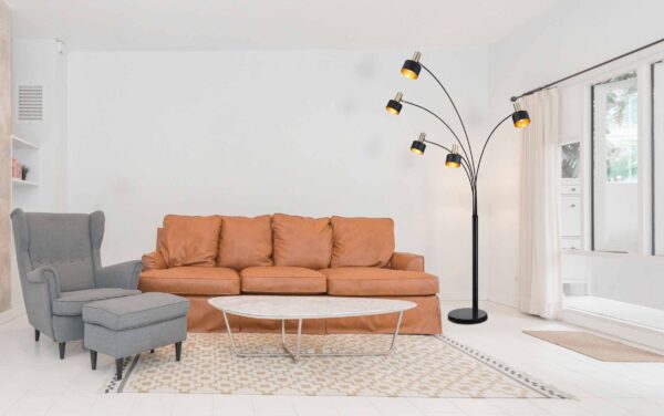 Globo Swinni vloerlamp – E27 (grote fitting) – Zwart - Image 4