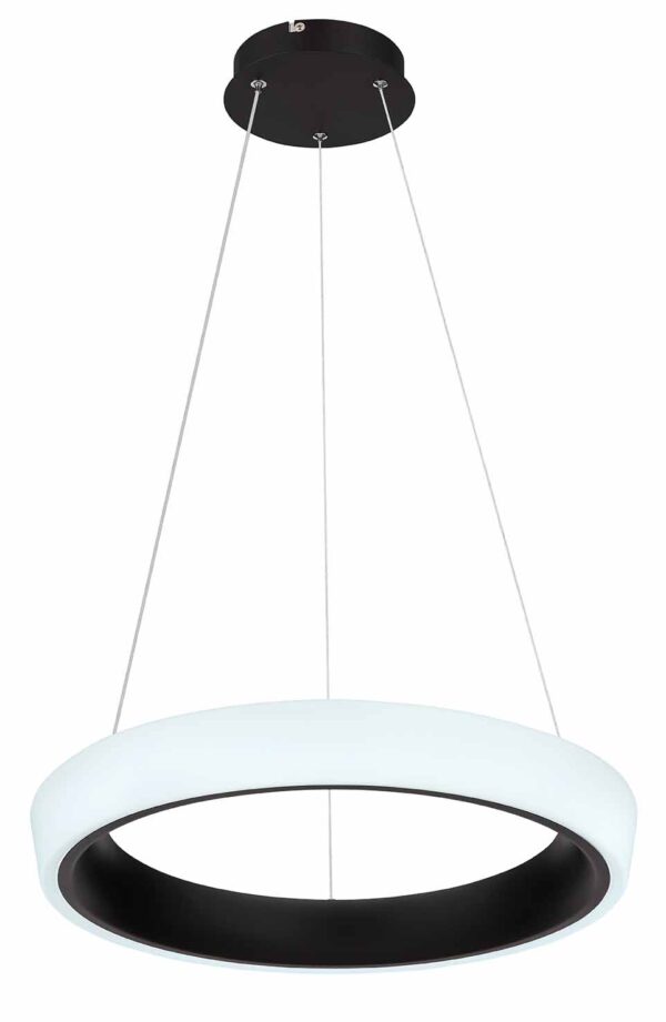 Globo Tabano hanglamp – ø 49,5 cm – Ingebouwd (LED) – Zwart - Image 4