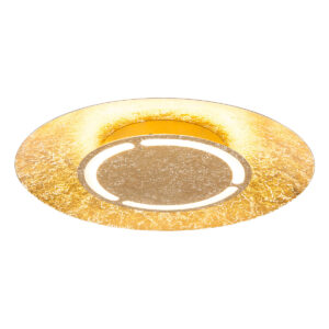 Globo Tabea plafonniere – ø 50 cm – Ingebouwd (LED) – Goud