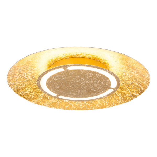 Globo Tabea plafonniere – ø 50 cm – Ingebouwd (LED) – Goud
