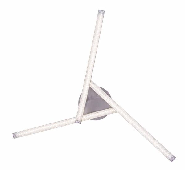 Globo Tansy plafonniere – ø 60 cm – Ingebouwd (LED) – Nikkel - Image 3