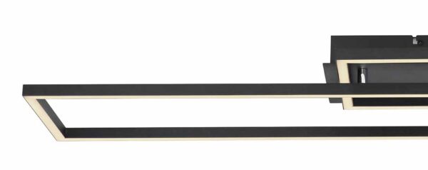 Globo Tatjana plafonniere – Ingebouwd (LED) – Zwart - Image 4