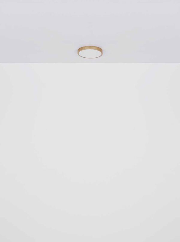 Globo Tibey plafonniere – ø 45 cm – Ingebouwd (LED) – Messing - Image 5