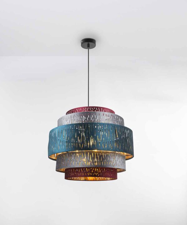 Globo Ticon hanglamp – ø 50 cm – E27 (grote fitting) – Zwart - Image 4