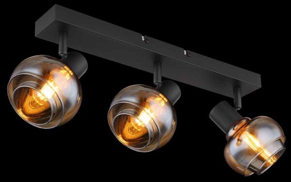 Globo Tokki spot – E14 (kleine fitting) – Zwart - Image 4