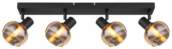 Globo Tokki spot – E14 (kleine fitting) – Zwart