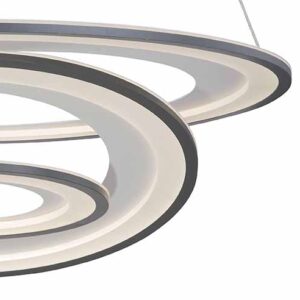 5 cm – Ingebouwd (LED) – Grijs