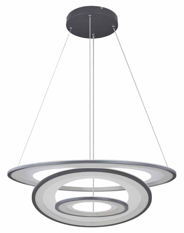 5 cm – Ingebouwd (LED) – Grijs
