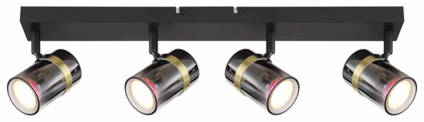Globo Trabby spot – GU10 – Zwart
