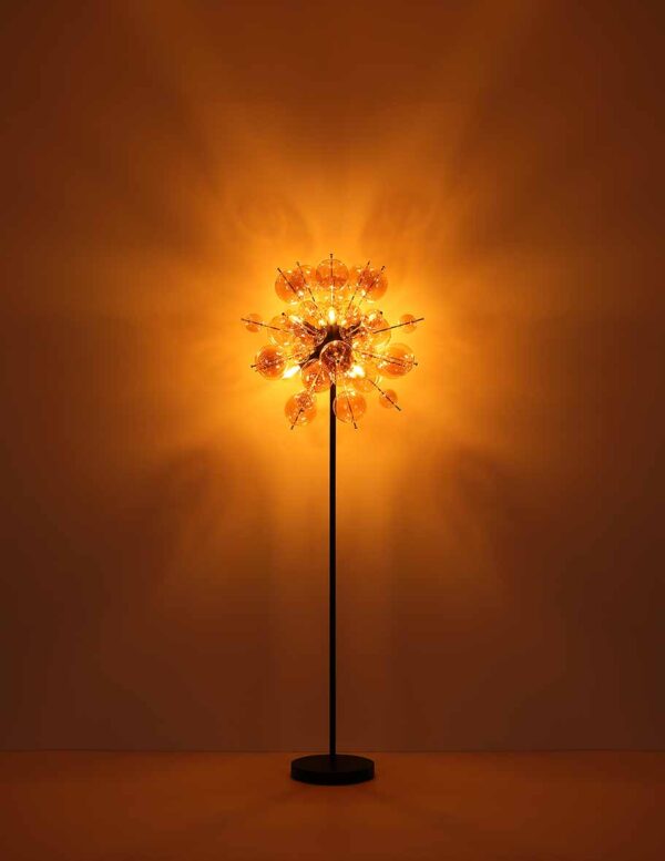Globo Udo hanglamp – ø 55 cm – E14 (kleine fitting) – Zwart - Image 4