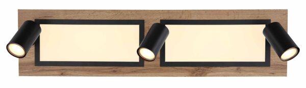Globo Ulla plafonniere – Ingebouwd (LED) – Zwart - Image 3