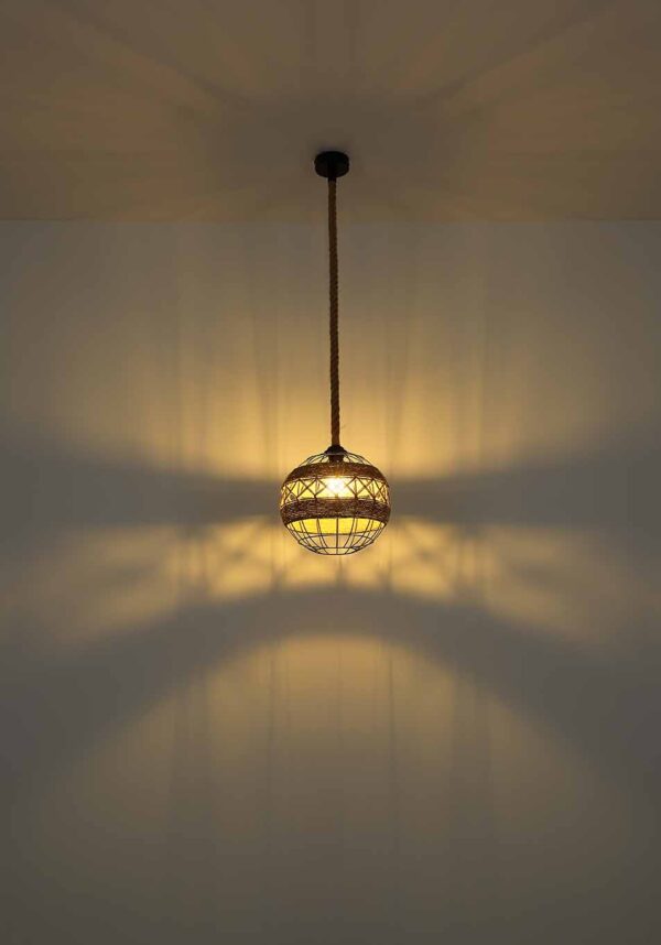 Globo Ulleu hanglamp – ø 30 cm – E27 (grote fitting) – Zwart - Image 4