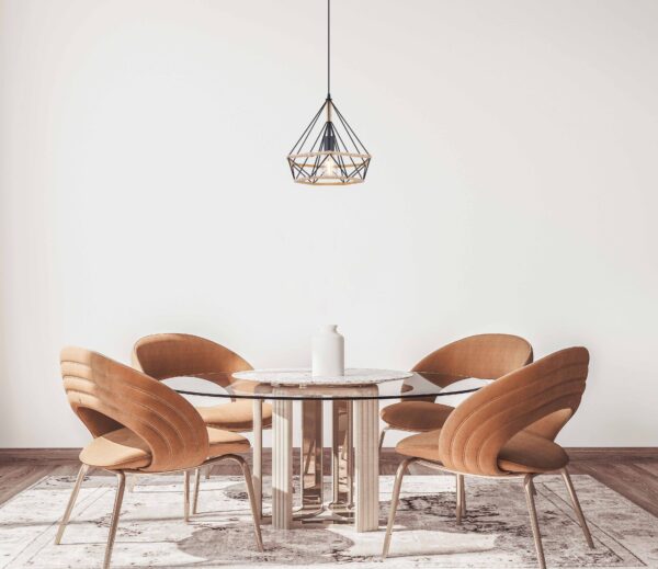 Globo Ulleu hanglamp – ø 38 cm – E27 (grote fitting) – Zwart - Image 4