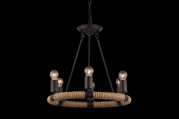 Globo Ulleu hanglamp – ø 50 cm – E27 (grote fitting) – Zwart - Image 3