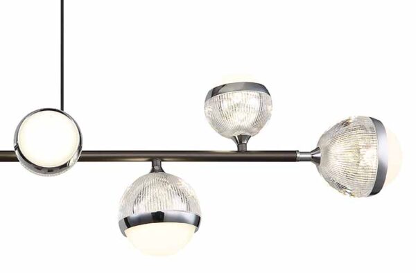 Globo Untsy hanglamp – Ingebouwd (LED) – Nikkel - Image 3