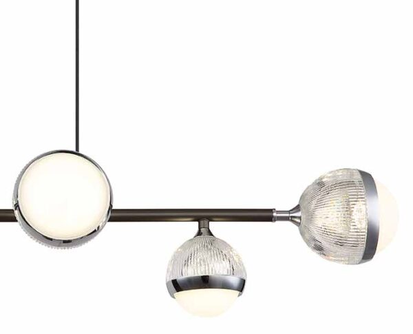 Globo Untsy hanglamp – Ingebouwd (LED) – Nikkel - Image 3