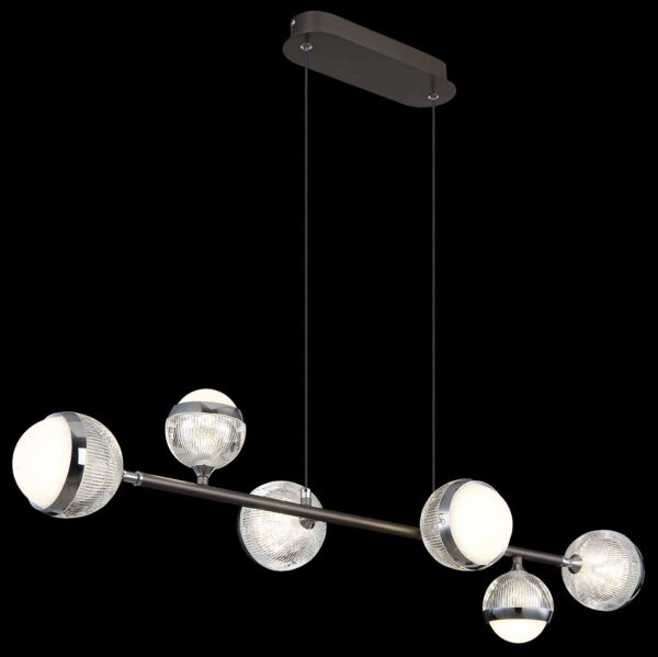 Globo Untsy hanglamp – Ingebouwd (LED) – Nikkel - Image 4