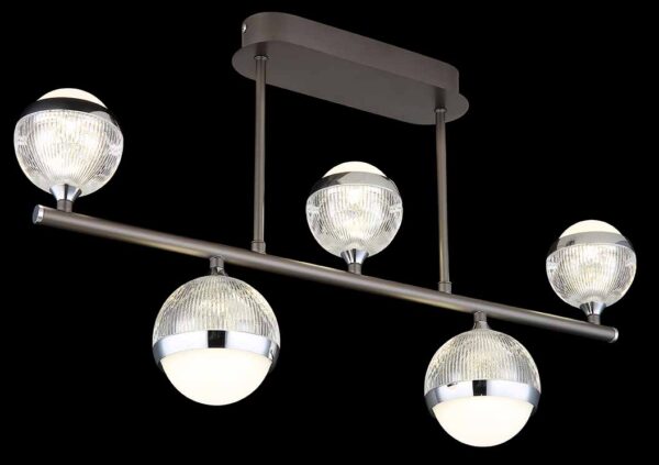 Globo Untsy plafonniere – Ingebouwd (LED) – Nikkel - Image 3