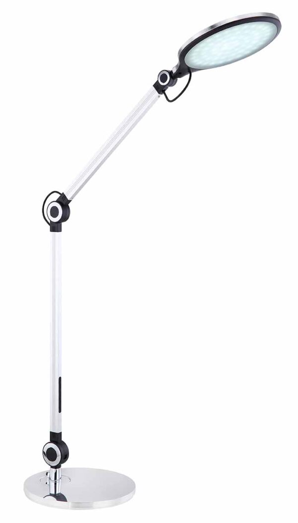 Globo Urias tafellamp – Ingebouwd (LED) – Zilver - Image 4