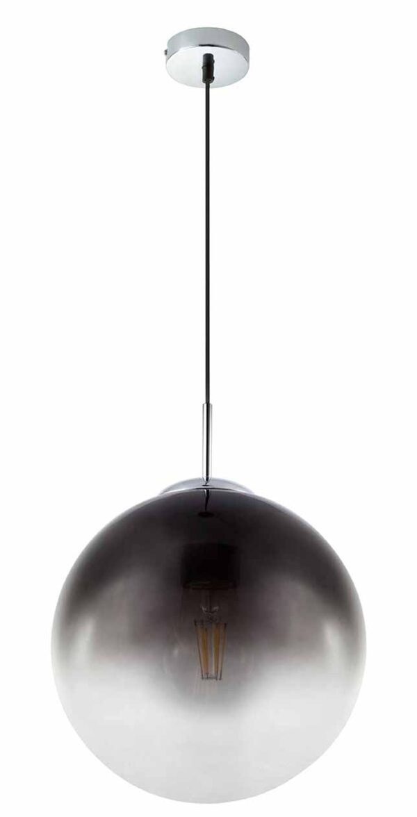 Globo Varus hanglamp – ø 30 cm – E27 (grote fitting) – Chroom - Image 4