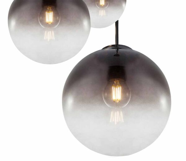 Globo Varus hanglamp – ø 51 cm – E27 (grote fitting) – Chroom - Image 5