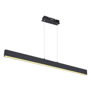 Globo Verena hanglamp – Ingebouwd (LED) – Zwart