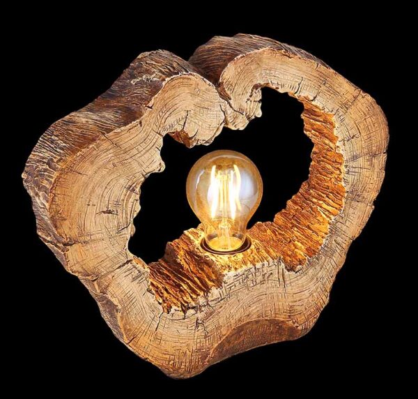 Globo Vinzenz tafellamp – E27 (grote fitting) – Naturel - Image 4