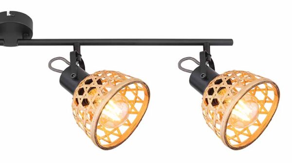 Globo Wenna spot – LED + E27 – Zwart - Image 4