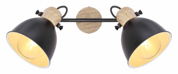 Globo Wiho spot – E27 (grote fitting) – Zwart - Image 3