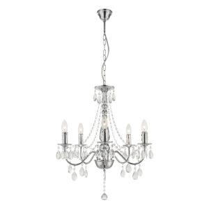Globo William hanglamp – ø 51 cm – E14 (kleine fitting) – Chroom