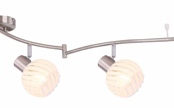 Globo Willy spot – E27 (grote fitting) – Nikkel