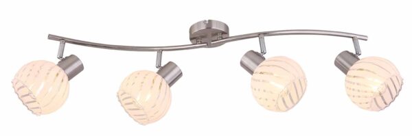 Globo Willy spot – E27 (grote fitting) – Nikkel