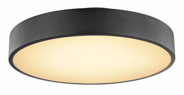 Globo Wiss plafonniere – ø 40 cm – Ingebouwd (LED) – Zwart - Image 4