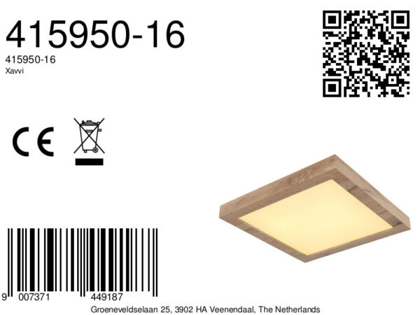 Globo Xavvi plafonniere – Ingebouwd (LED) – Wit - Image 5