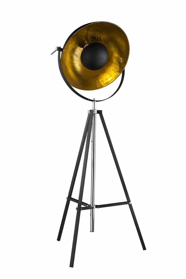 Globo Xirena vloerlamp – ø 78 cm – E27 (grote fitting) – Chroom - Image 3