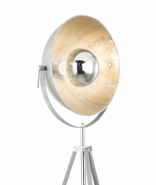 Globo Xirena vloerlamp – ø 78 cm – E27 (grote fitting) – Grijs - Image 4
