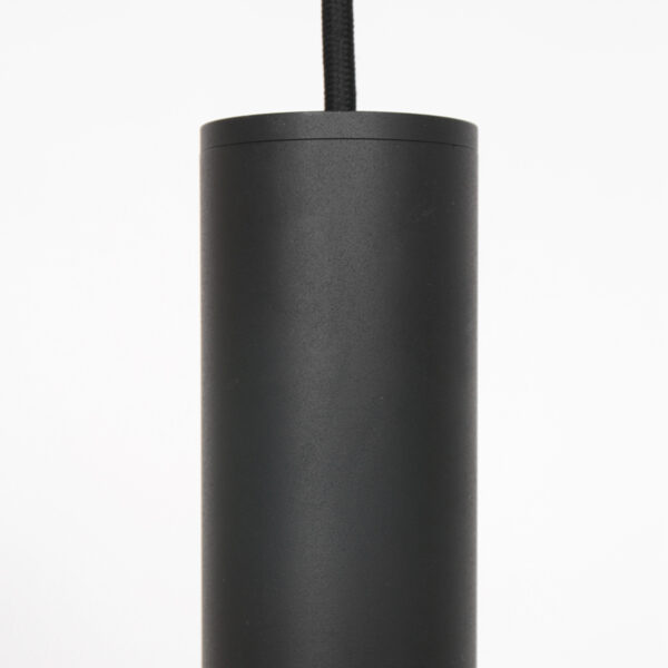 Mexlite Aureole hanglamp - draadlamp - kap Ø 35 cm - gouden details - zwart - Image 4