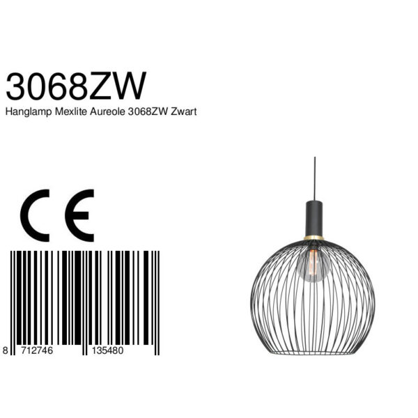 Draad bollamp met gouden details Mexlite Aureole - Image 8