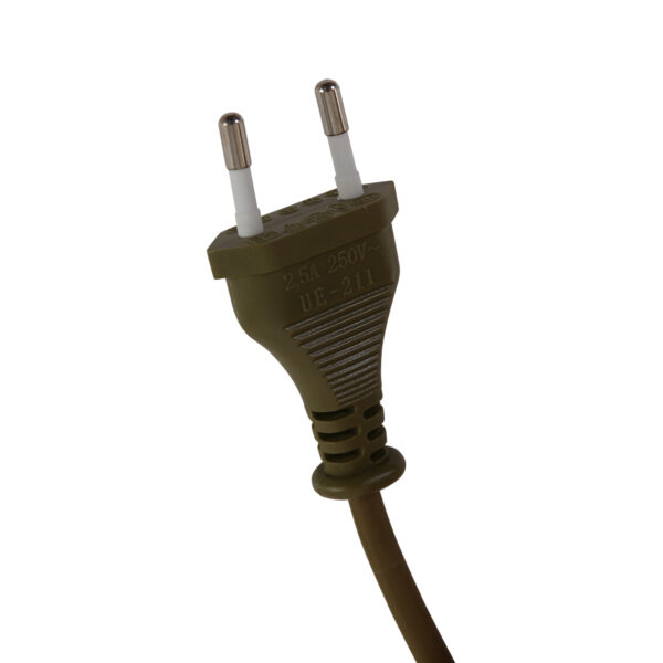 Klassieke vloerlamp brons linnen kap Mexlite Bella - Image 12