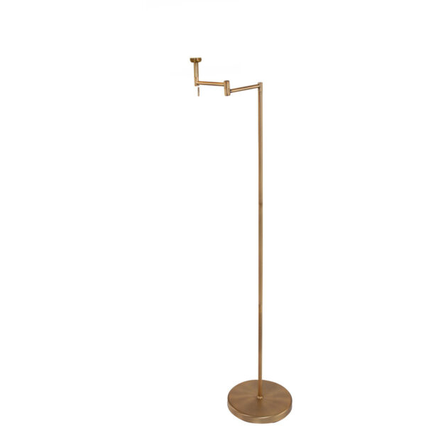 Klassieke vloerlamp brons linnen kap Mexlite Bella - Image 13