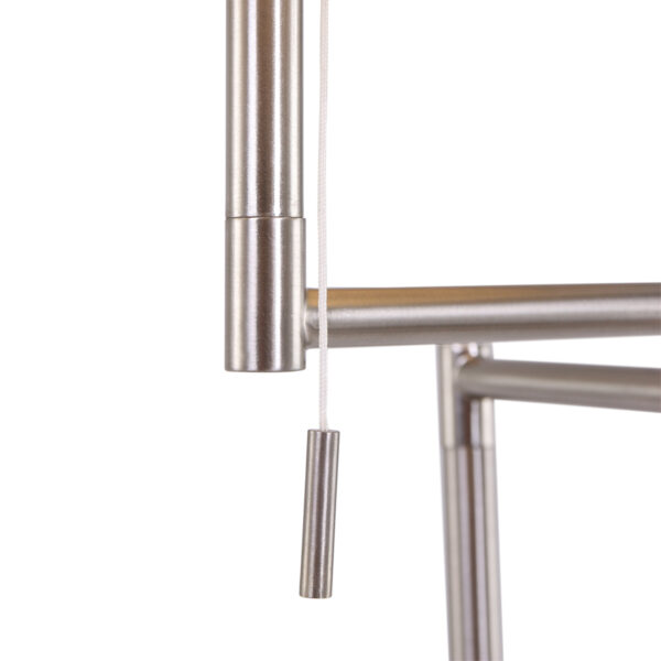 Moderne vloerlamp staal kap linnen Mexlite Bella - Image 10