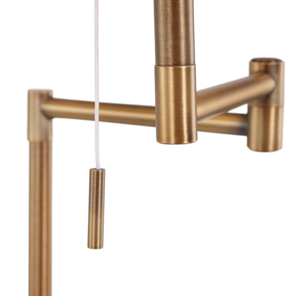 Bronzen klassieke vloerlamp voet zwenkarm Mexlite Bella - Image 2