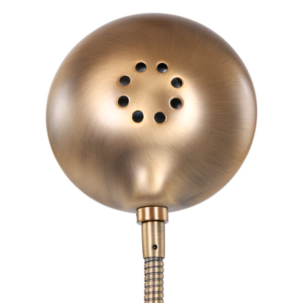 Verstelbare ronde klassieke tafellamp brons Mexlite Biron - Image 4
